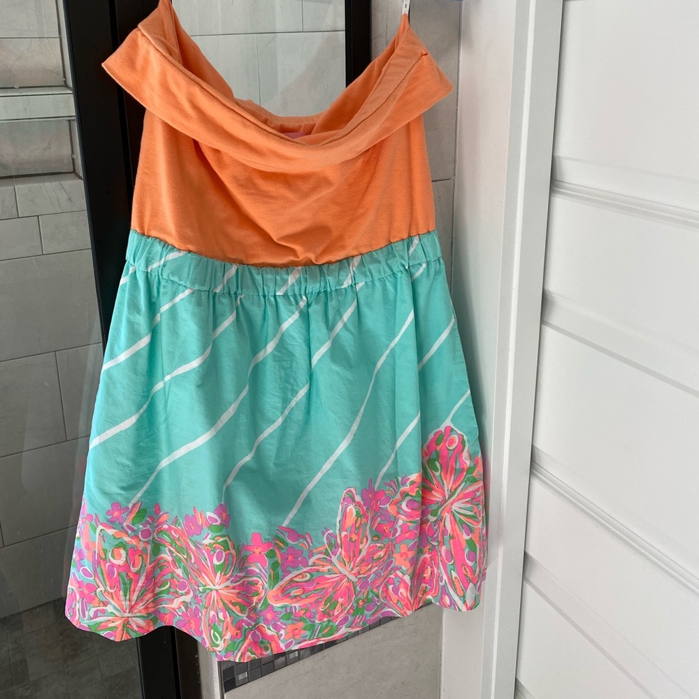 Lilly Pulitzer strapless dress